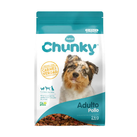 Alimento para perro chunky adulto nuggets pollo